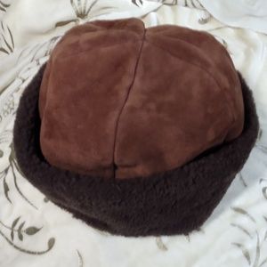 Shearling hat